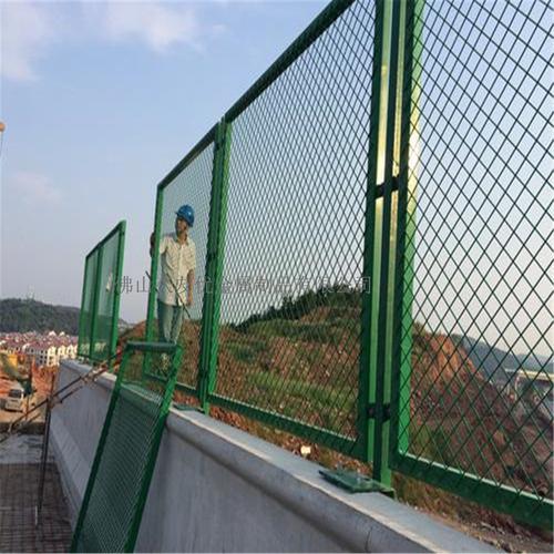 现货供应护栏网桥梁防抛网菱形桥梁护栏网高架桥防落防抛网